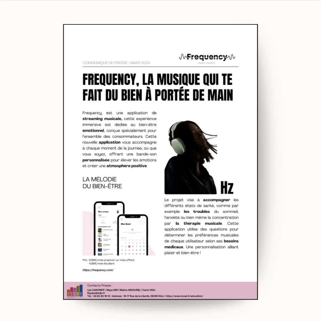 Communiqué de presse