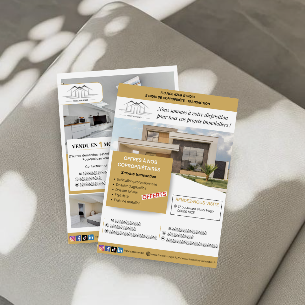Flyers agence immobilière